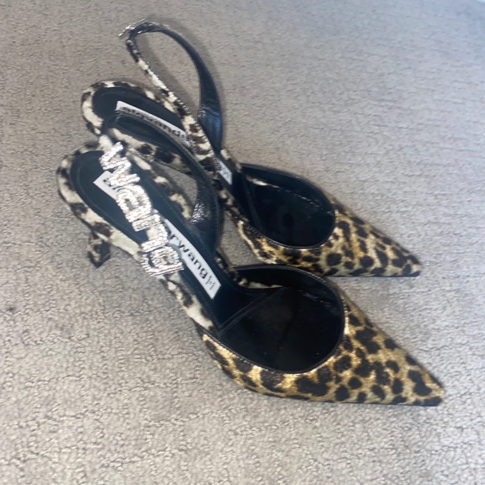 Alexander Wang Leopard Kitten Heels